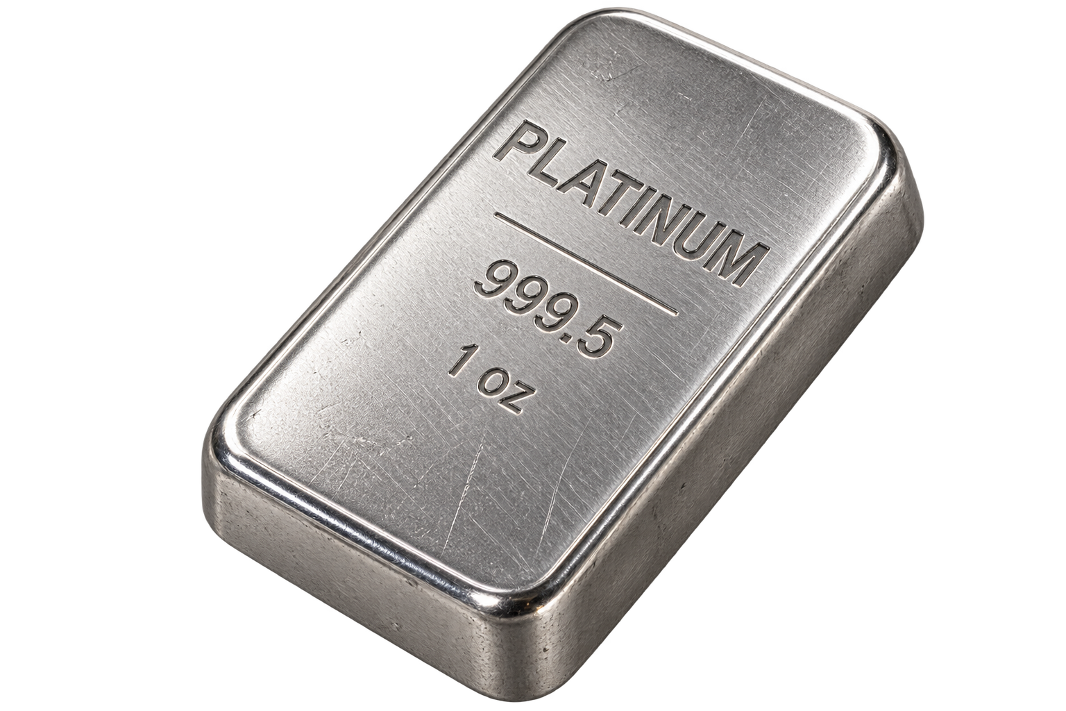 Platinum 999.5 one ounce bar