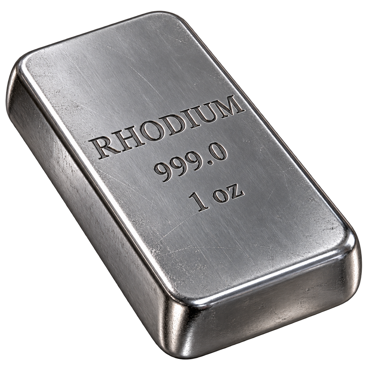 Rhodium 999.0 one ounce bar
